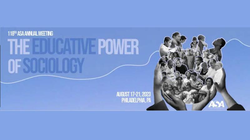 Blue banner with the words "The Educative Power of Sociology"