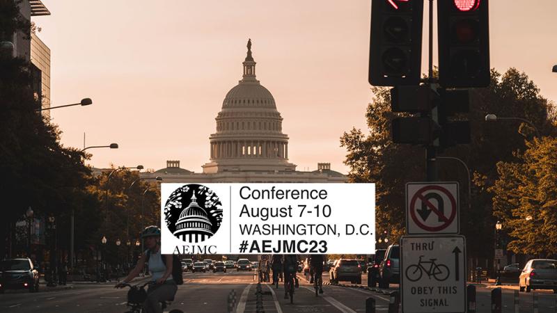 Photo of the Capitol Building in Washington, DC. Plus text that reads "Conference, August 7-10, Washington, DC"