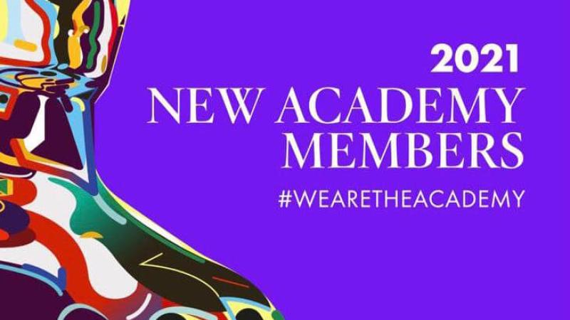 Banner for 2021 New Academy Members, #WeAreTheAcademy.