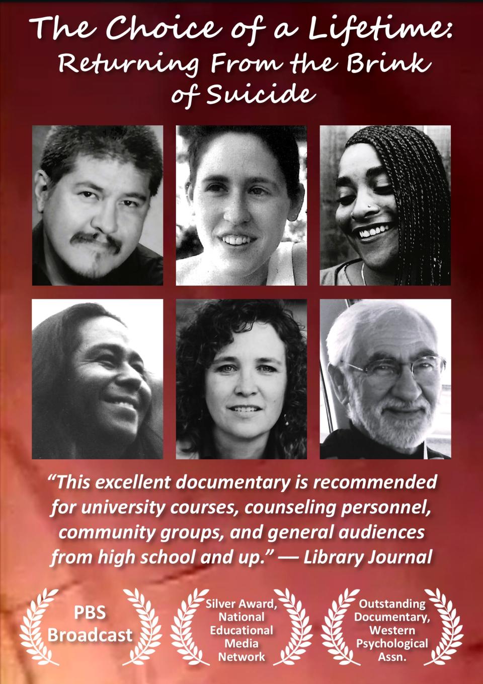 Photos of the six people in the film