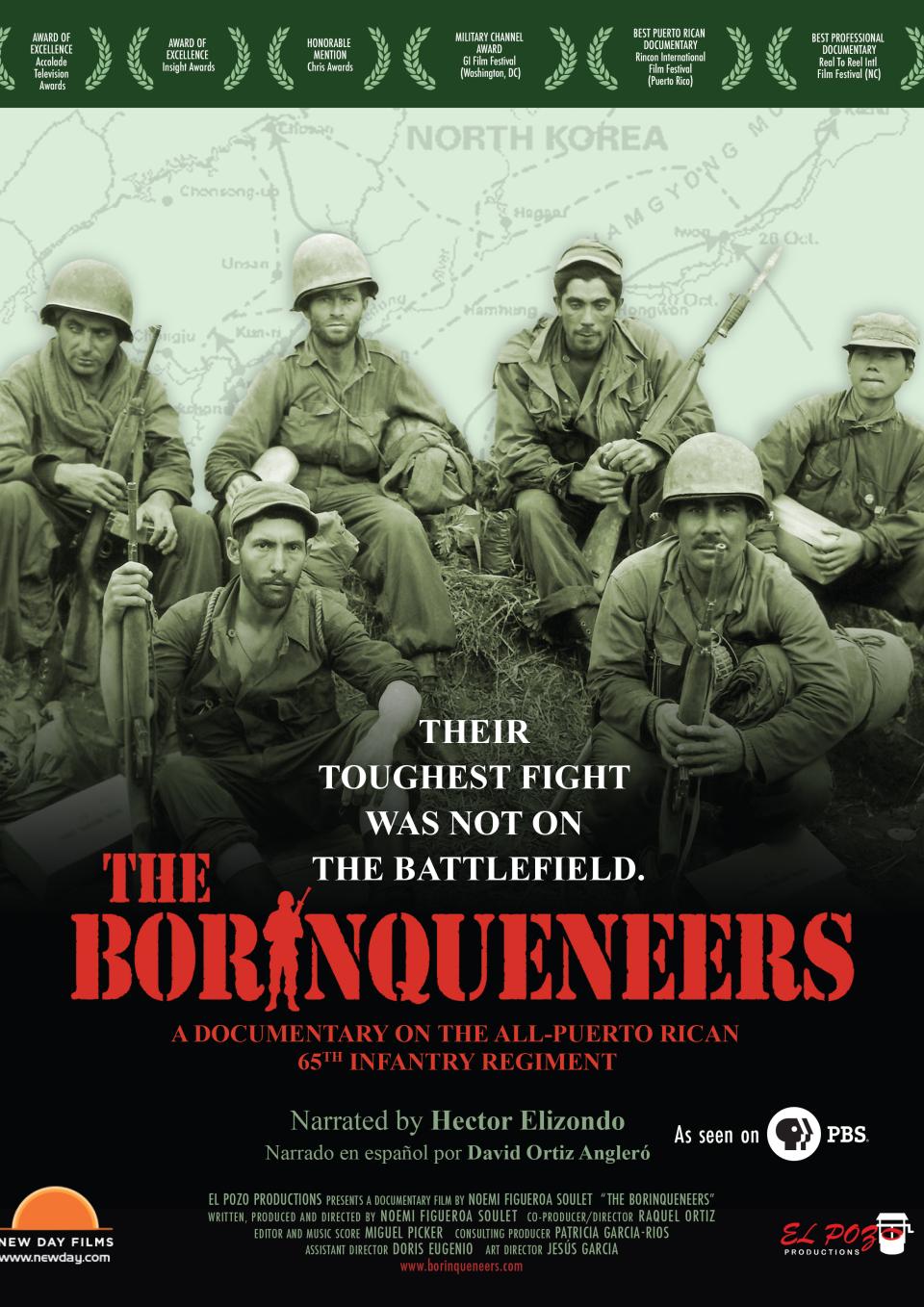 Film poster for The Borinqueneers.