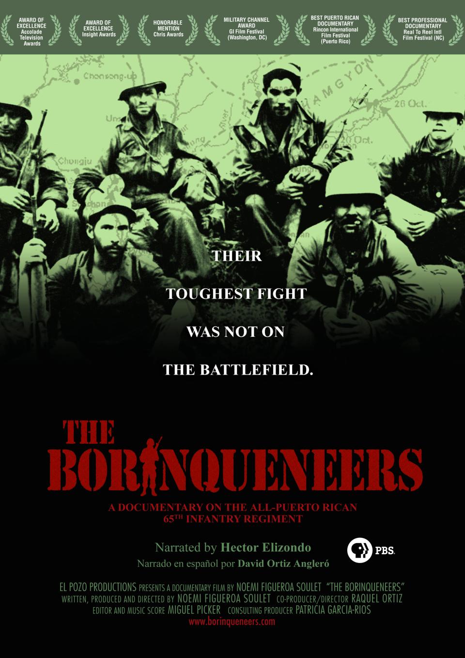 Film poster for The Borinqueneers.