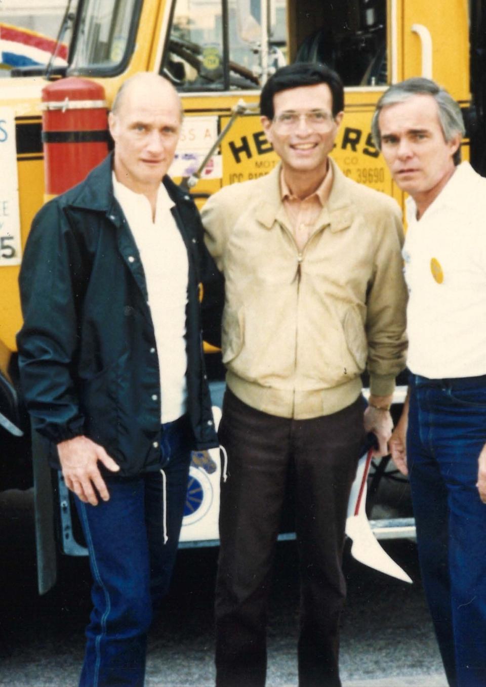 Bob Riley Bill Hogan & truck driver (5).jpg poster poster