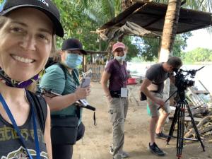(Las Abogadas): Behind the Scenes 2 - Film crew on-site in southern Mexico