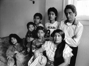 This is a photo of Ricardo's parents and siblings when they were living in Chicago 