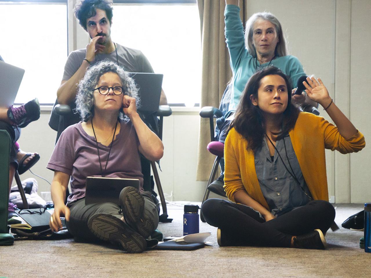 New Day Films Member-Owners take a vote at an annual in-person meeting.