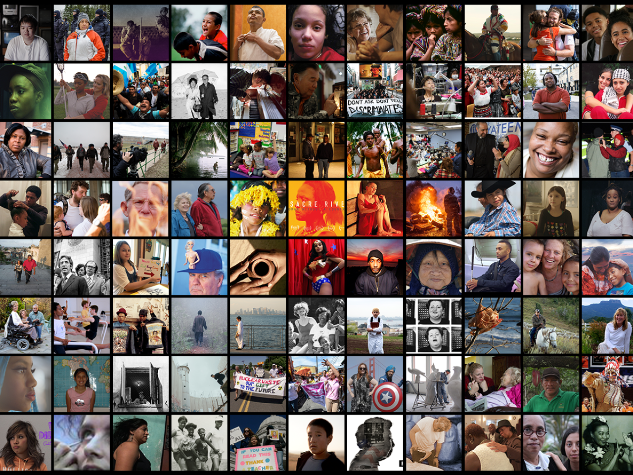 tiled images of New Day films